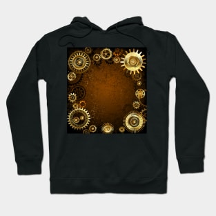 Machinery Concept ( Steampunk Background ) Hoodie